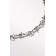 The necklace "wire" is prickly, the color is silver, l = 45 cm