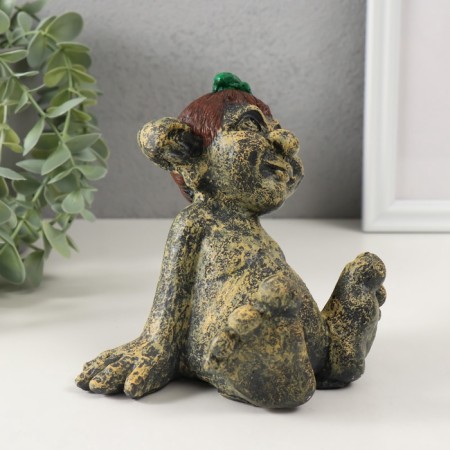 Figure "Little Garden Trollchikha" 12 x 10 x 12 cm-2