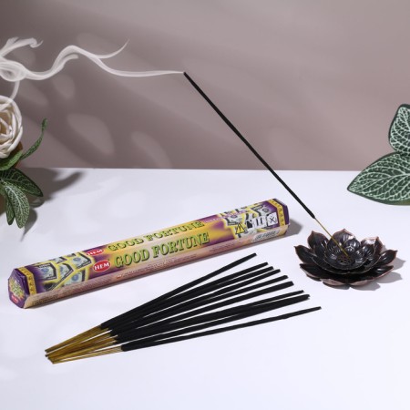 Incense hem "Good Fortune. Luck", 20 sticks in packaging, hexagon