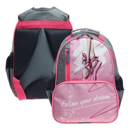 School backpack, 37 x 26 x 13 cm, ergonomic back, calligrata orth "Poins"-5