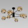 Ceiling chandelier with ARCADA, 60W, E14, 80x80x34.5 cm