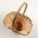 Wicker basket, D21/13 x H14/29cm, bamboo, natural