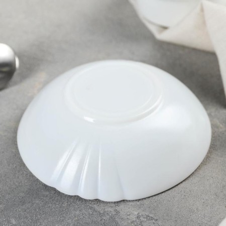 Luminarc Lotusia saucer, d = 11 cm, glass ceramic, white color-2