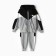 Children's costume (sweatshirt/pants), gray color, height 98-104 cm