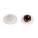 Eyes, set 10 pcs., Size 1 pc: 11.6 × 15.5 mm, brown color