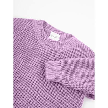 Sweater Knitted Children's Amarobaby Pure Love Buddy, height 92 cm, lilac color-14