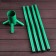 Fir tree stand (under a container with water), diameter 5 cm, green color