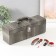 Casket wood, leatherette under the bottle "Gray snake" 5 items 35.5x15x11.5 cm