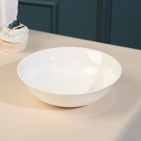 Porcelain salad City, d = 20 cm, 1 l, white