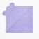 Set for bathing crumbs I (ocorous towel 85*85 ± 2cm, towel 40*55cm, mittens), lilac color