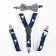 Set of children's suspenders and a butterfly tie "Geometry"