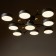 Chandelier 1316/9GR LED 216W 3000-6000K gray 87x87x17 cm Bayerlux