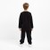 Children's costume (sweatshirt, trousers) minku black color, height 104 cm