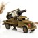 Mini-bar/stand for a bottle truck, green