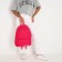 Basic school backpack, with pocket, pink color