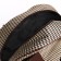 Road bag with lightning, external pocket, long belt, beige/brown color