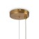 Suspended lamp Freya Fr5199PL-08BS1 Zing, 1040x130x1200 mm, E27, 8x60W, brass color