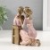Souvenir Polystone "Beauty Mam with a daughter on the chair" 11x5x14 cm