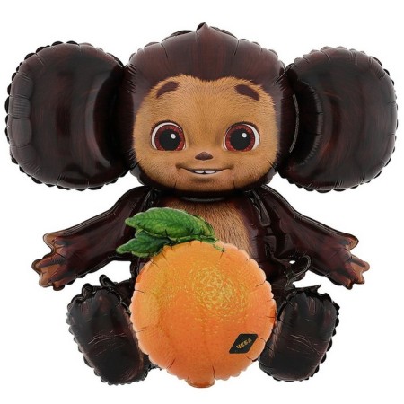 Foil ball 23 "Cheburashka", figure