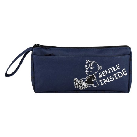 Penal soft, 1 department, 95 x 200 x 50 mm, voluminous, Phoenix "Bear" Blue 65713-1