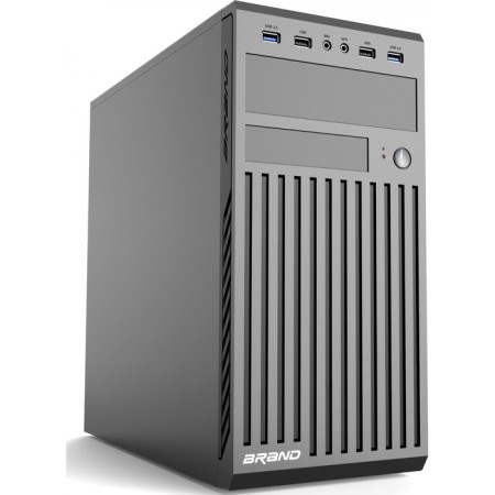 Harvest ACCORD ACC-B202N, MATX 1x80MM, 2XUSB 2.0, 2XUSB 3.0, Audio, Black, without BP