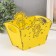Basket-jacket "Dragosh" yellow 18x12x14.5 cm (set of 5 parts)