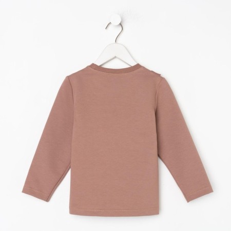 Свитшот для девочки KAFTAN "Basic line" размер 30 (98-104), цвет кофе-7