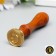 Printing for wax with a wooden handle "Crown with the letter B" 9x2.5x2.5 cm