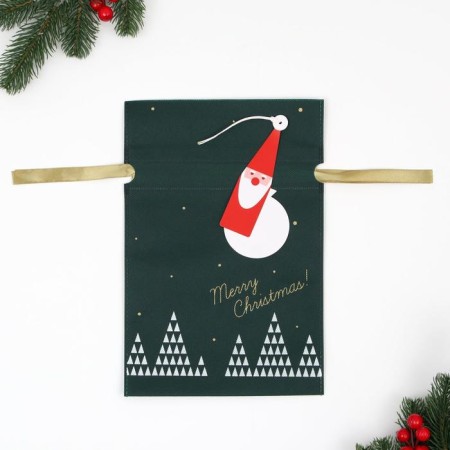 Gift bag "Magic Forest" green, 20 x 30 cm-1