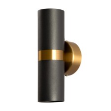 Декоративная подсветка Arte Lamp Ran A3143AP-2BK, GU10, 2х50 Вт, 6х9х18 см, чёрный