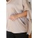 Female suit, size 48, beige color