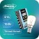 Incandescent lamp, 15 W, E14, 220 V, for refrigerators and sewing machines, transparent