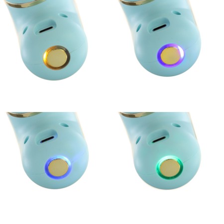 Body massage LEM-54, percussion, 4 modes, 1200 mA/h, blue-5