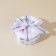A satin ribbon, gift packaging, “handmade”, white, 2 cm x 22.5 m