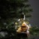 Fir -tree ball "Hare", batteries, 1 LED, glow warm white