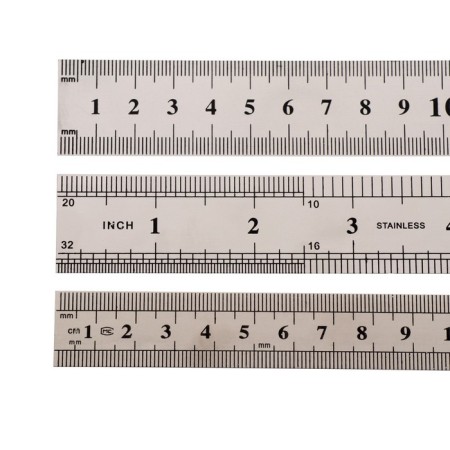 A set of metal lines 3 pieces: 15 cm, 20 cm, 30 cm.-2