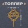 Topper "Happy Birthday", Golden Color