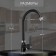 Kitchen mixer Zein Z2630, single -leaf, cartridge ceramics 40 mm, black