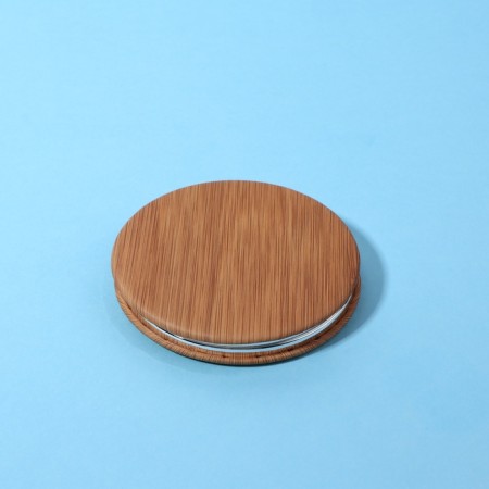 Mirror folding "bamboo", d = 7 cm, with an increase, color "dark wood"-5