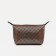 Lightning cosmetic bag, brown color