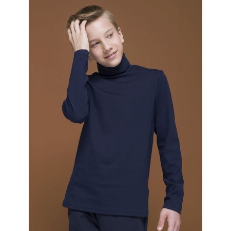 Turtleneck for the boy Pelican, height 158 ​​cm, blue color