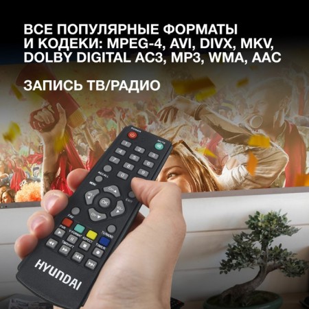 DVB-T2 Hyundai H-DVB460 receiver-2