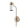 Bra "techno" E27 40W gold-white 21x10x38cm