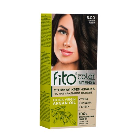 Persistent Cream for Hair Cream Fito Color Intense Tone 5.00 Dark Rose, 115 ml