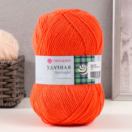 Yarn "Successful" 50% wool, 50% acrylic 250m/100g (396-navigation)