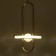Bayerlux lamp "Imon" 16W LED gold 19.5x19.5x37cm
