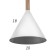 Lamp Bayerlux 2034846/1 E27 40W white 19.5x19.5x28 cm