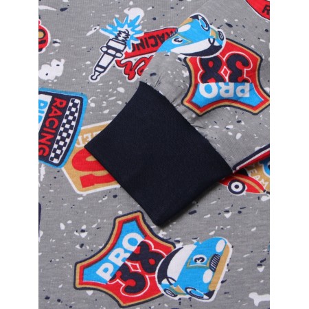 Pajamas for the boy "Machine", gray color, height 116-2