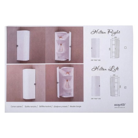 Cabinet Hilton Right, snow-white color-5