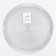 A set of napkins 2 pcs. Dolyana "Shine", central silver, d 38 cm